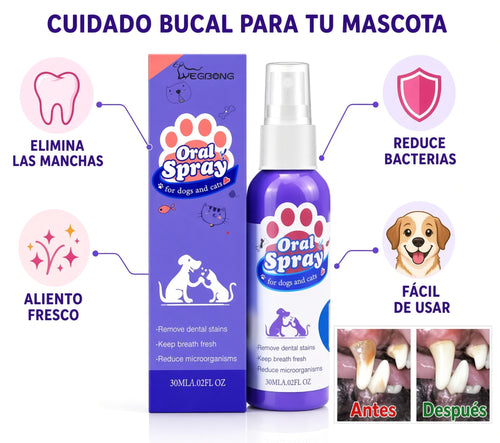 Spray Dental Para Perros y Gatos